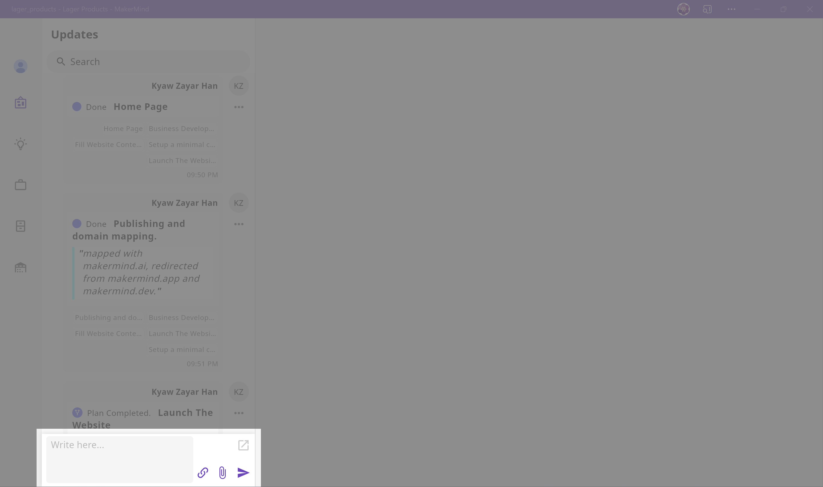 MakerMind Updates and Update Box
